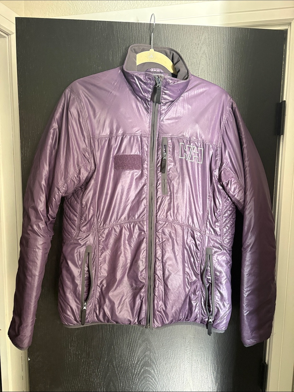 Helly Hansen Women's Shiny Purple Lightweight Puffer Jacket